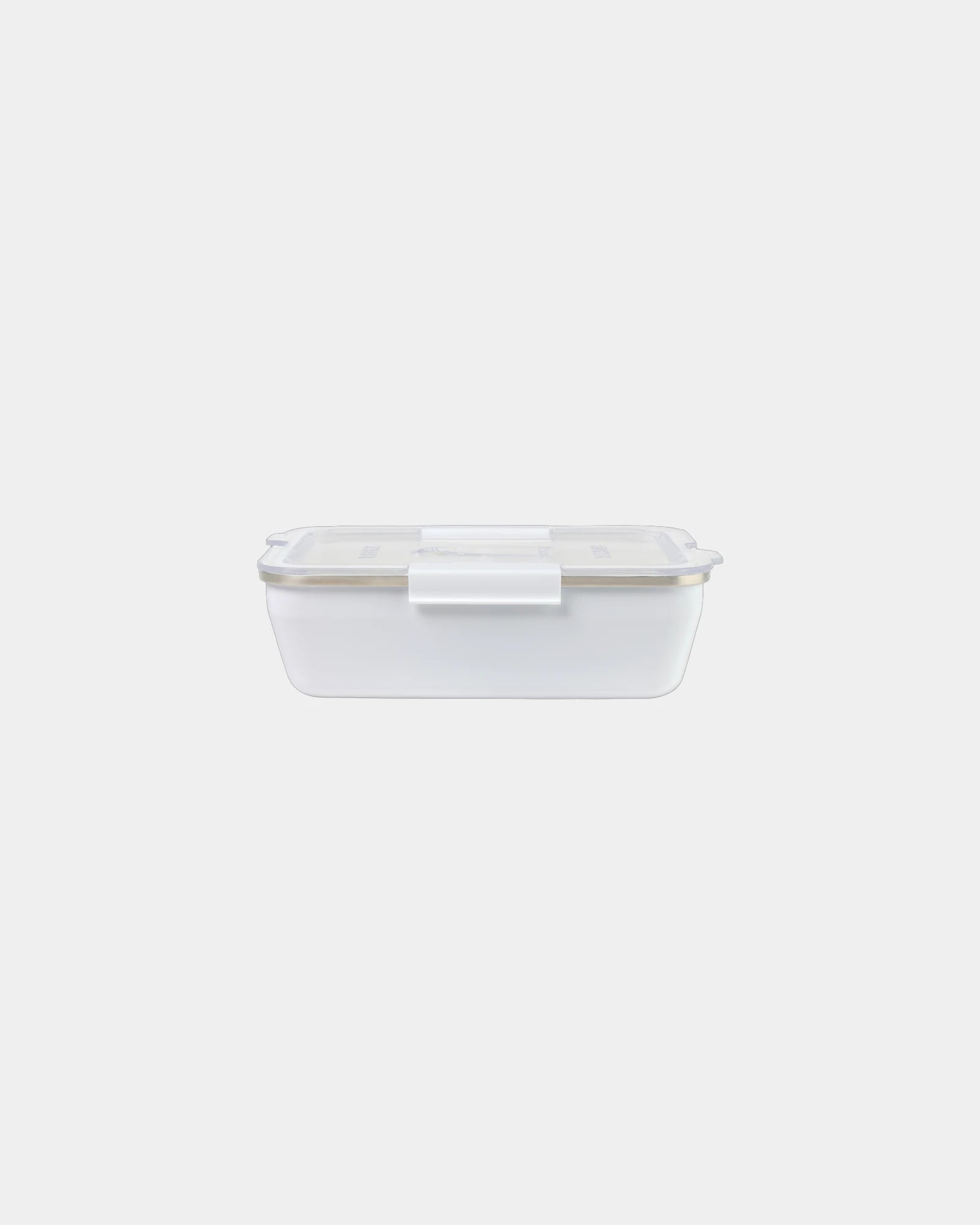 Custom stainless steel bento box 46 oz travel lunch set - White