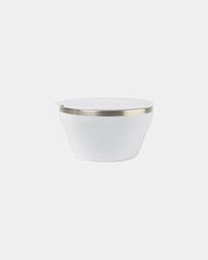 Custom insulated 40 oz stainless steel fresh bowl - White