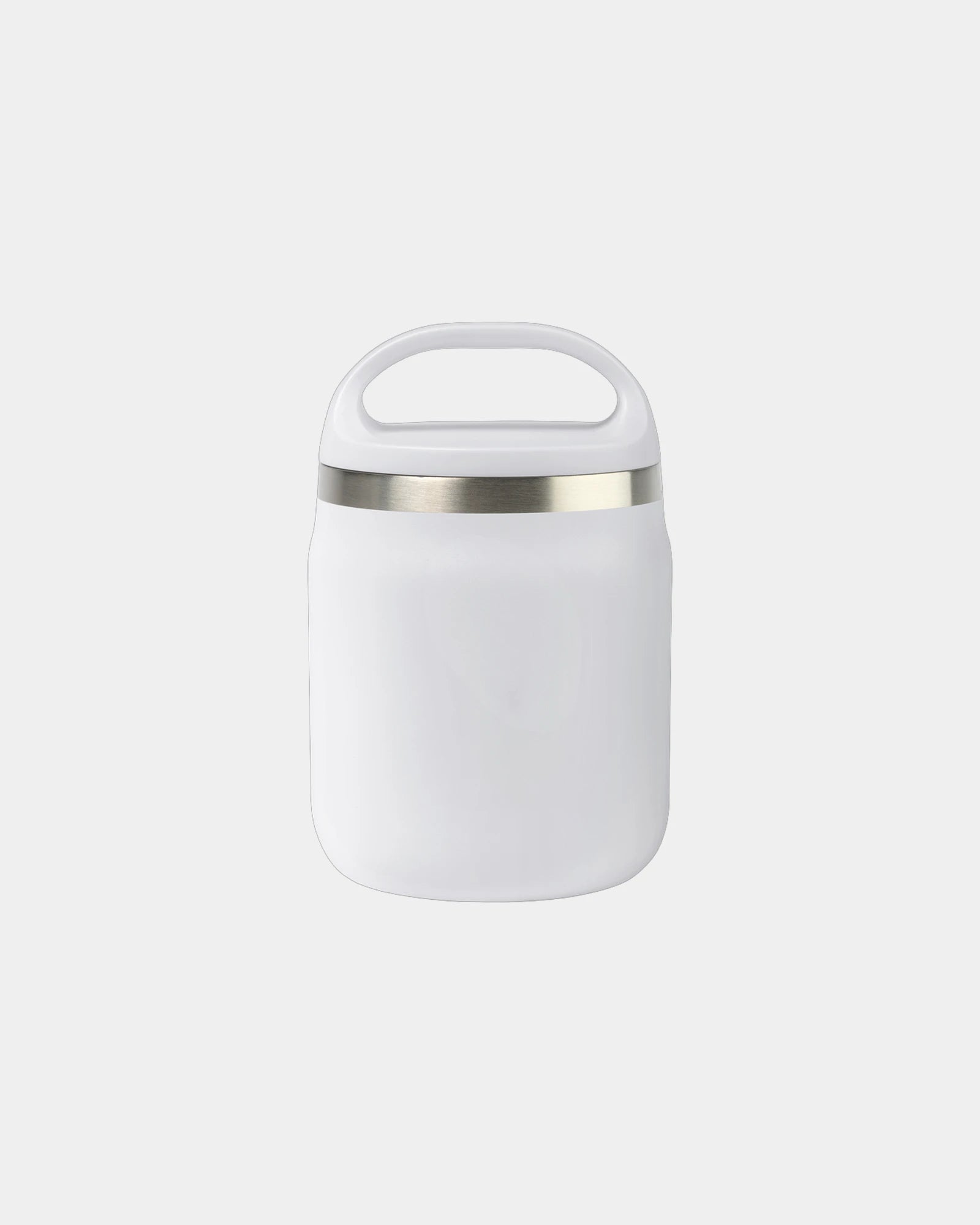 Custom insulated stainless steel 20 oz food jar - White