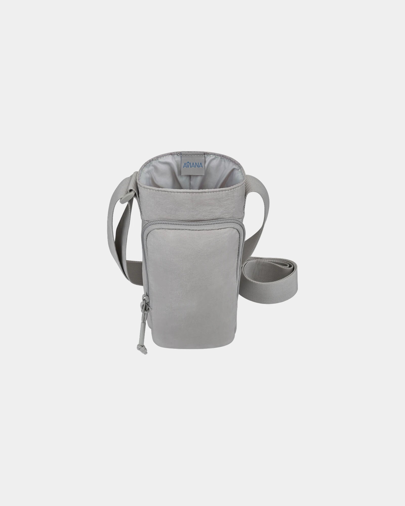 Custom recycled nylon bottle sling with phone pocket - 19