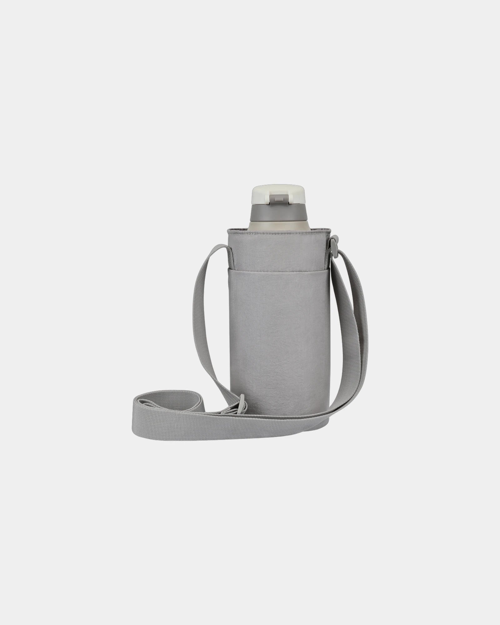 Custom recycled nylon bottle sling with phone pocket - 18