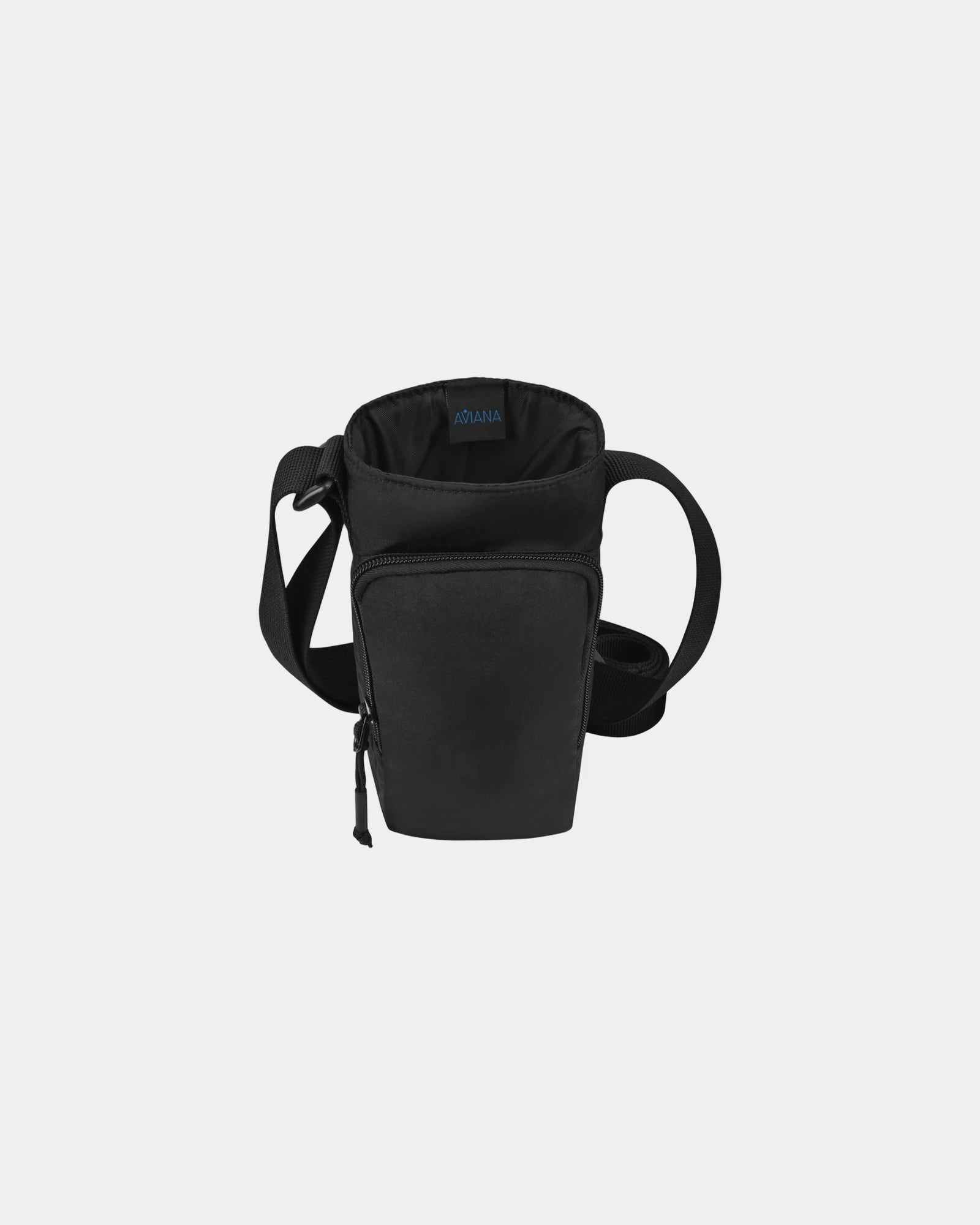 Custom recycled nylon bottle sling with phone pocket - 15