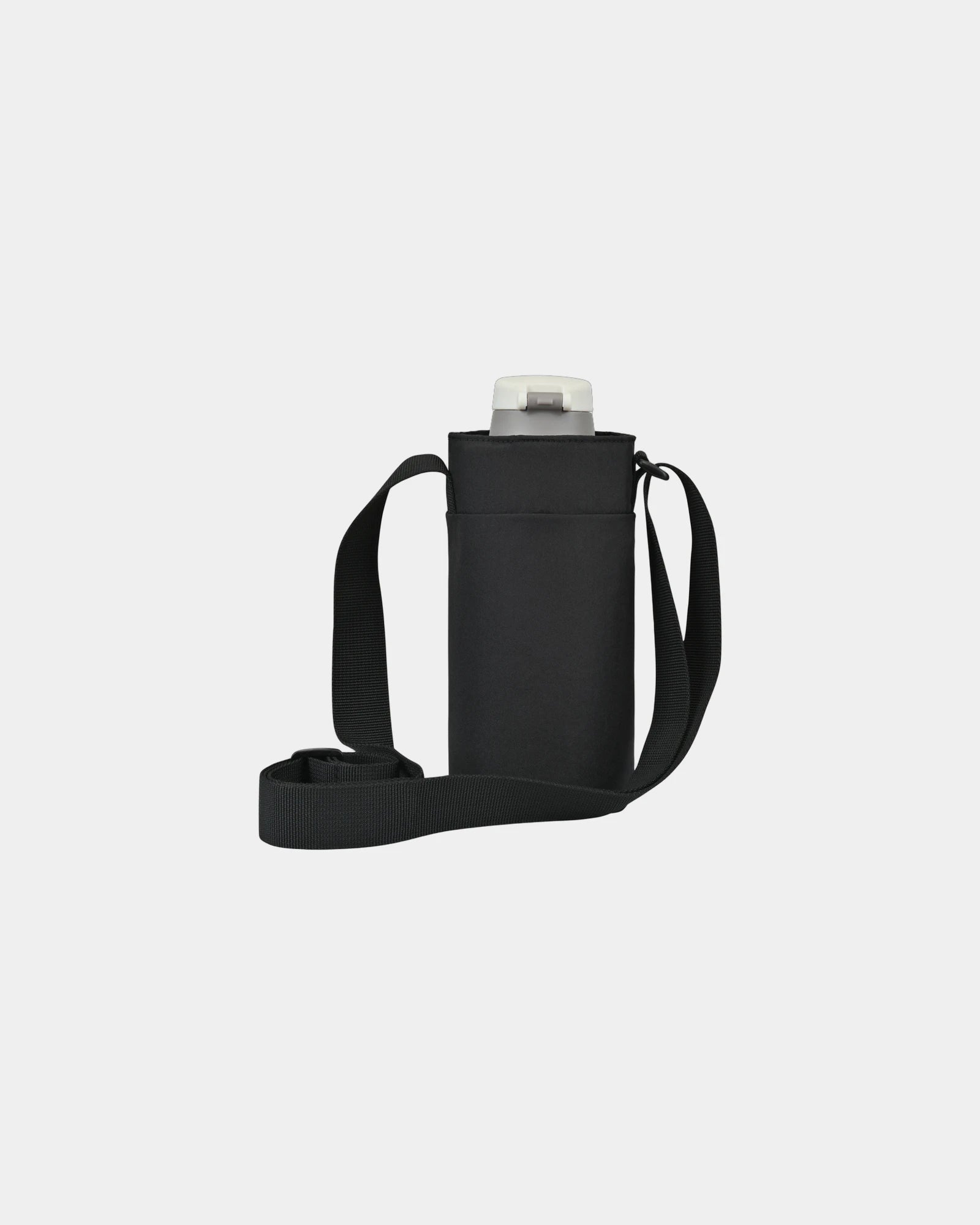 Custom recycled nylon bottle sling with phone pocket - 14