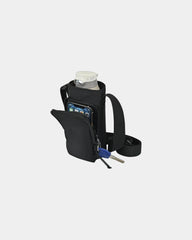 Custom recycled nylon bottle sling with phone pocket - 13