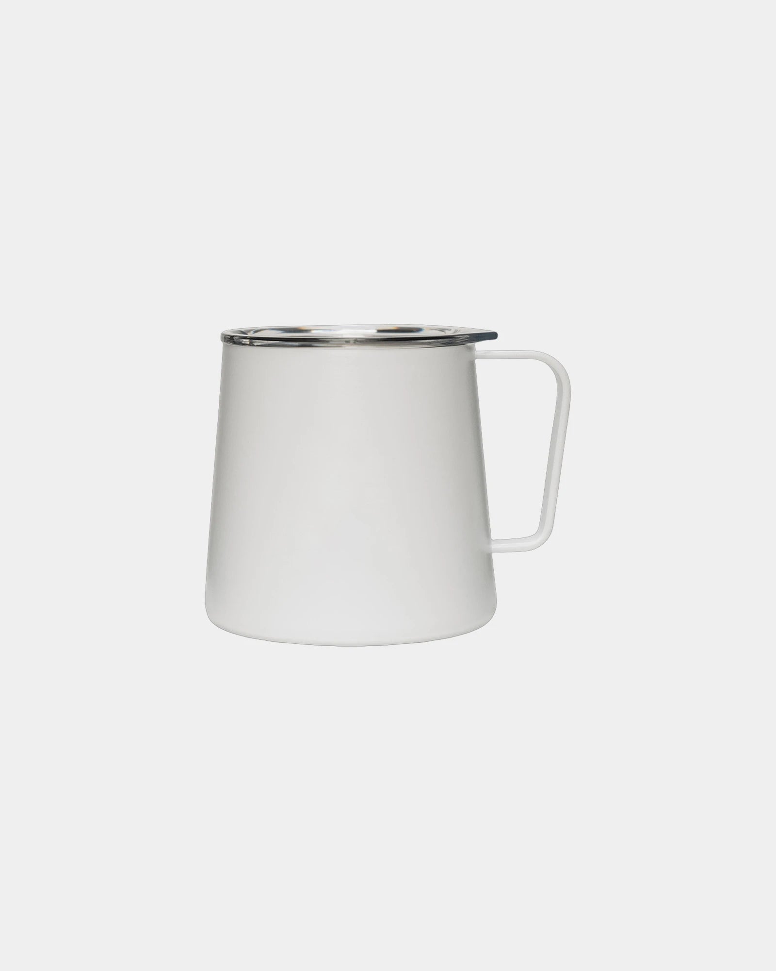Custom stainless steel 12-oz insulated camp cup - White Powder