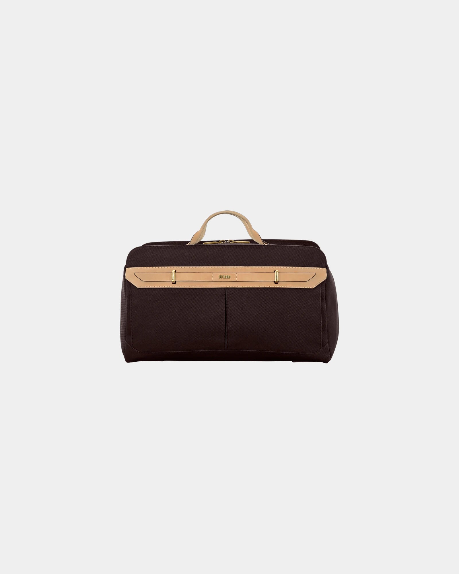 Custom cotton canvas leather weekender duffel bag - 14