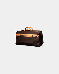 Custom cotton canvas leather weekender duffel bag - 19