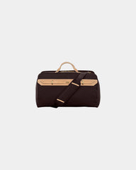 Custom cotton canvas leather weekender duffel bag - 12