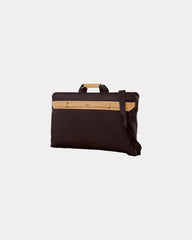 Branded cotton canvas leather trifold garment bag - 9