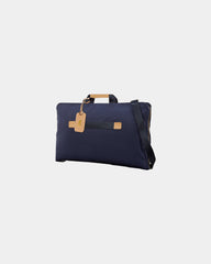 Branded cotton canvas leather trifold garment bag - 2