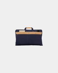 Branded cotton canvas leather trifold garment bag - 3