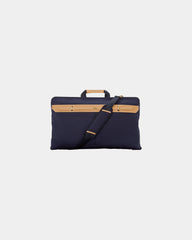 Branded cotton canvas leather trifold garment bag - 4