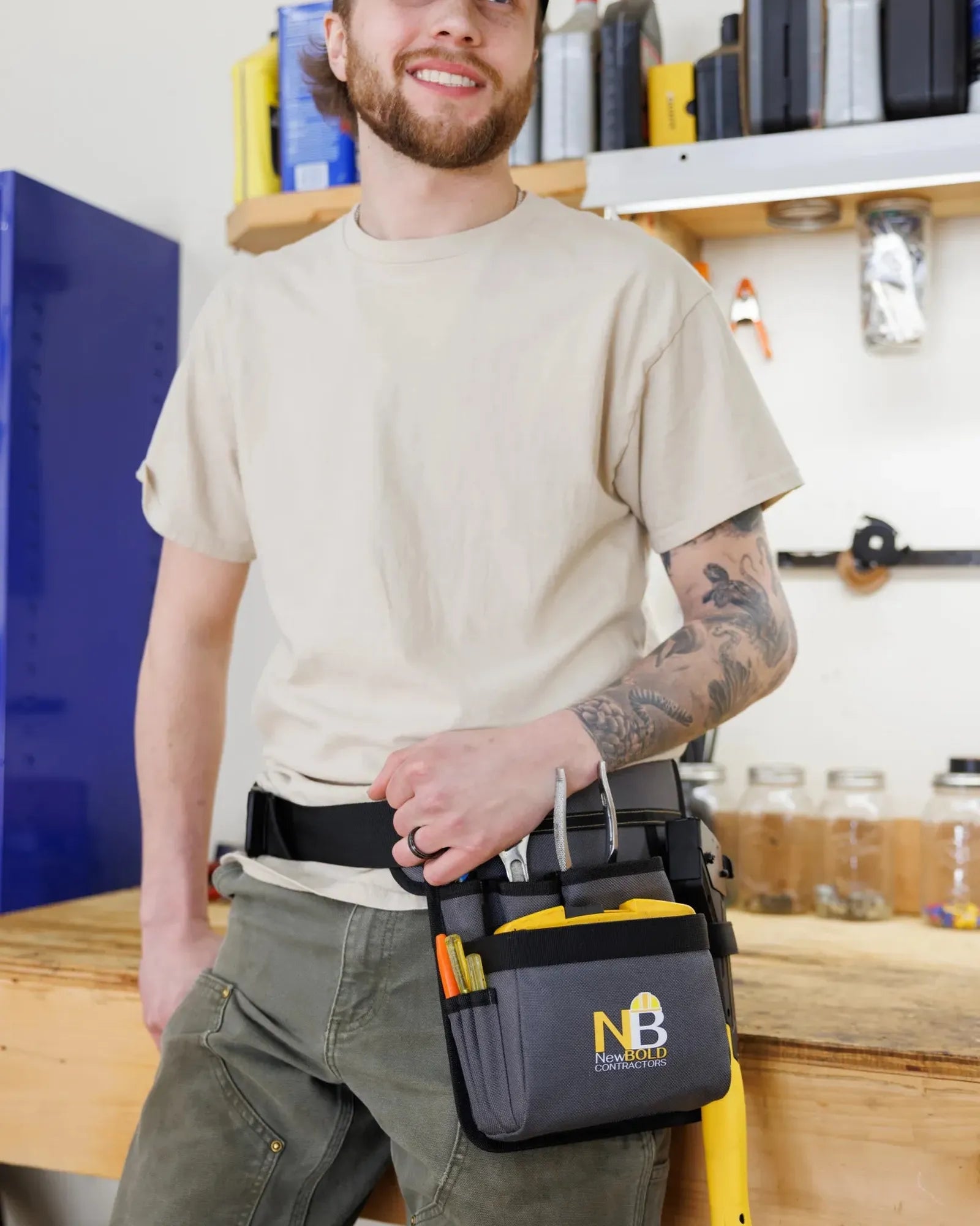 Custom recycled RPET tool belt pouch organizer - 11