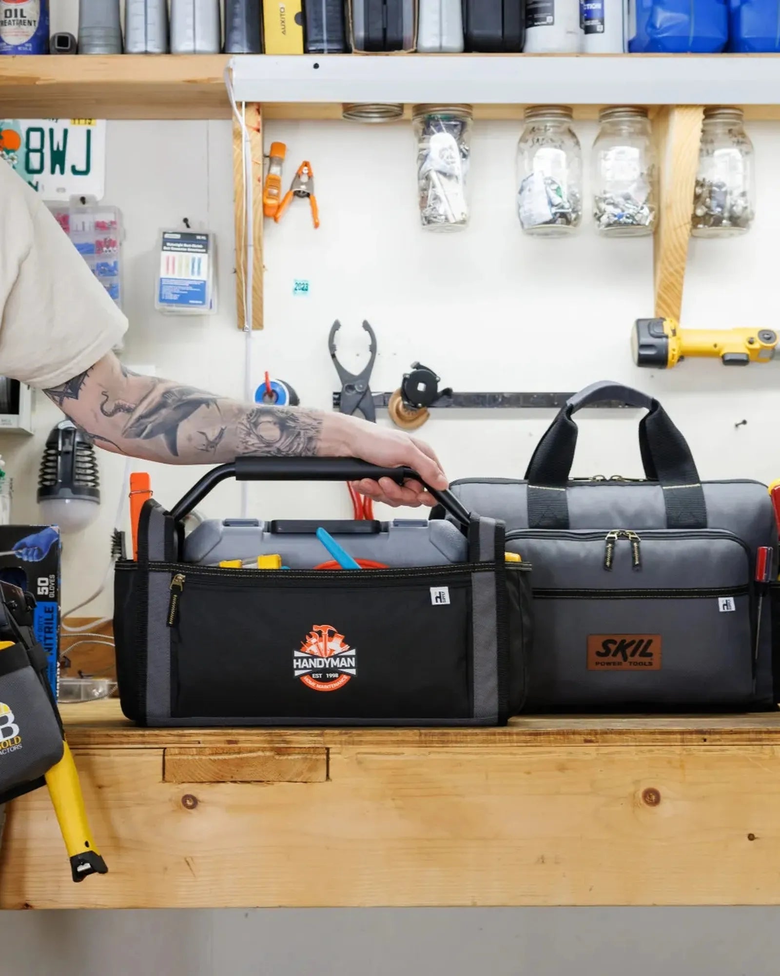 Custom recycled RPET tool belt pouch organizer - 12
