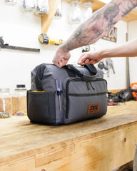 Custom RPET tool bag with reinforced bottom, 13 inches - 11