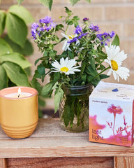 Custom soy candle planter 6 oz ceramic pot gift - 14