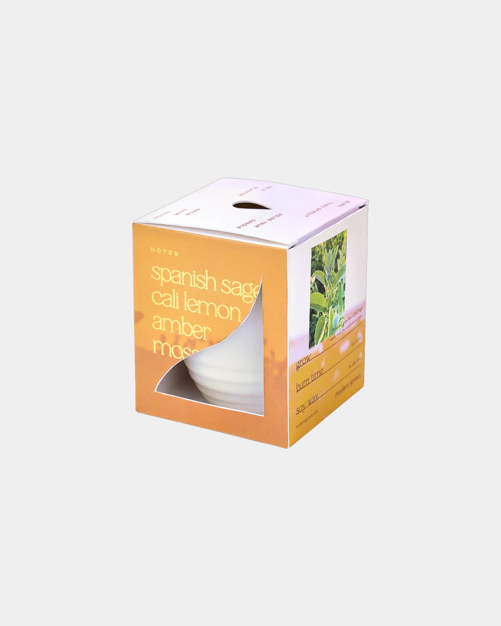 Custom soy candle planter 6 oz ceramic pot gift - 24