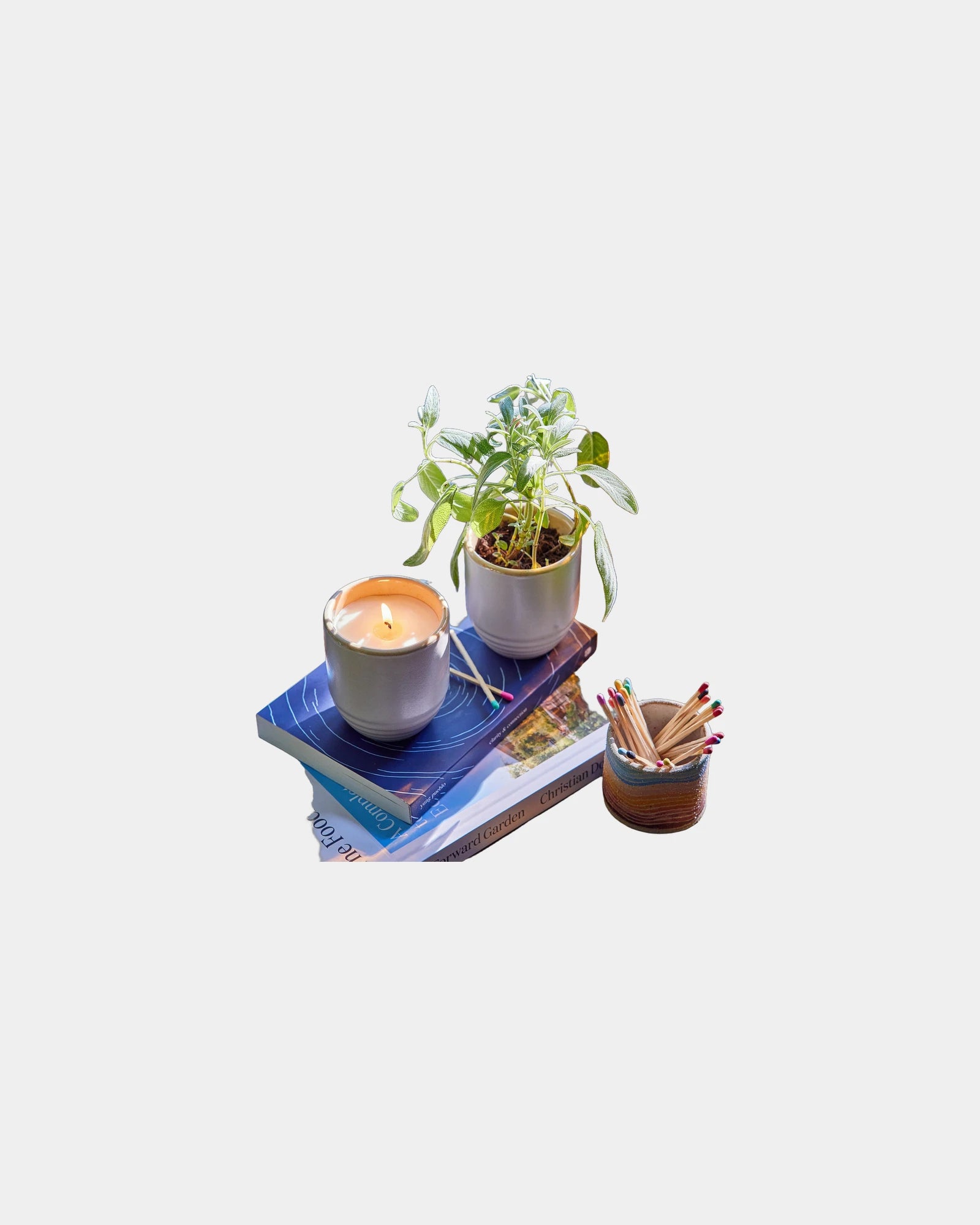 Custom soy candle planter 6 oz ceramic pot gift - 32