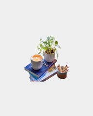 Custom soy candle planter 6 oz ceramic pot gift - 32