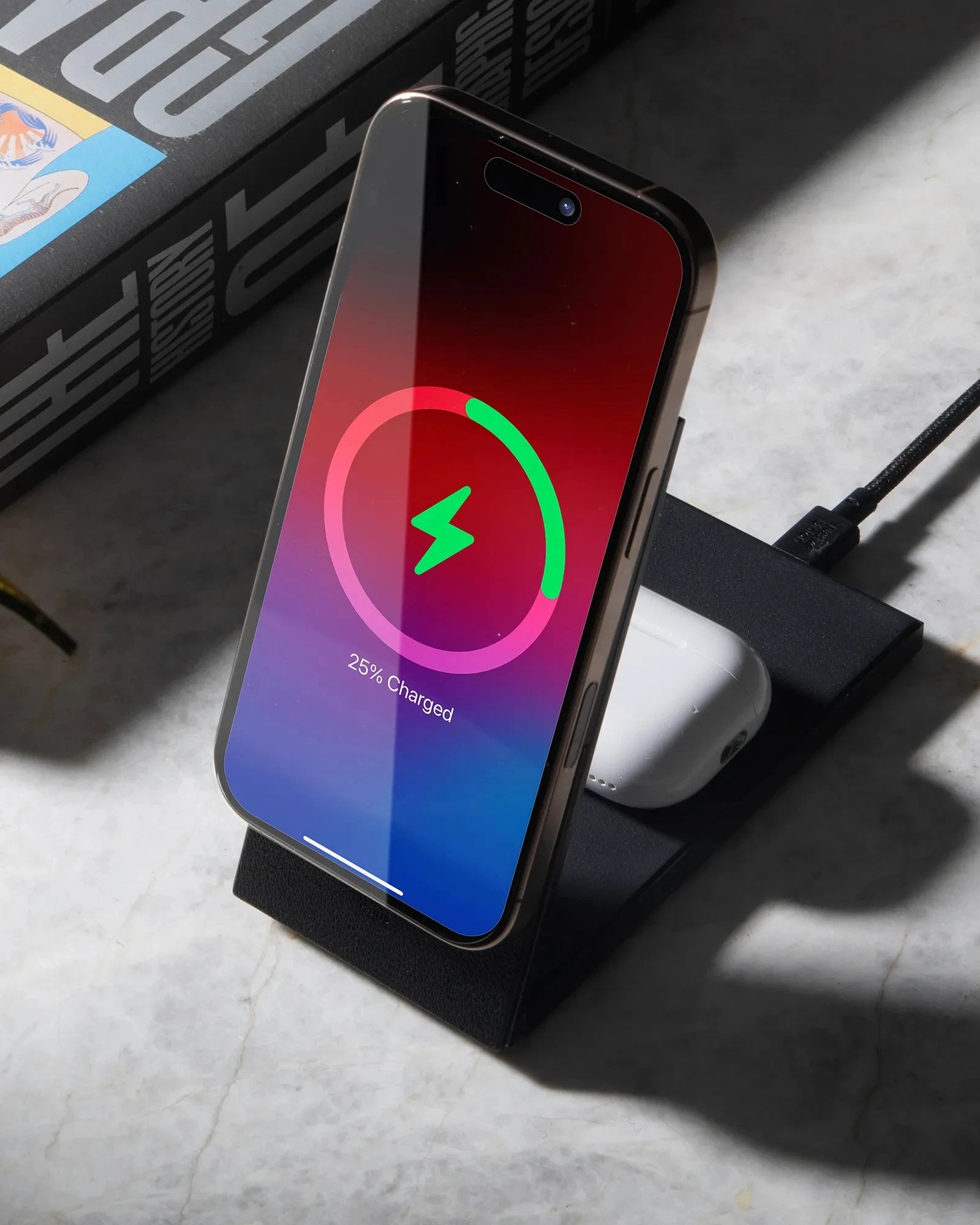 Custom Qi2 wireless charger 2-in-1 MagSafe compatible - 14
