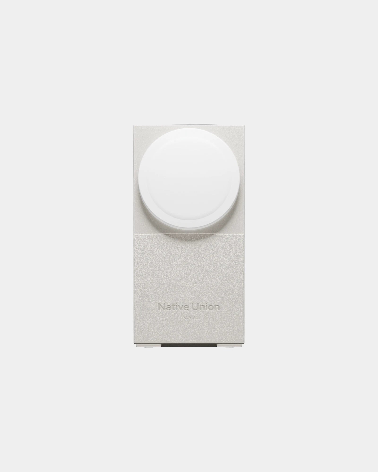 Custom Qi2 wireless charger 2-in-1 MagSafe compatible - Sandstone