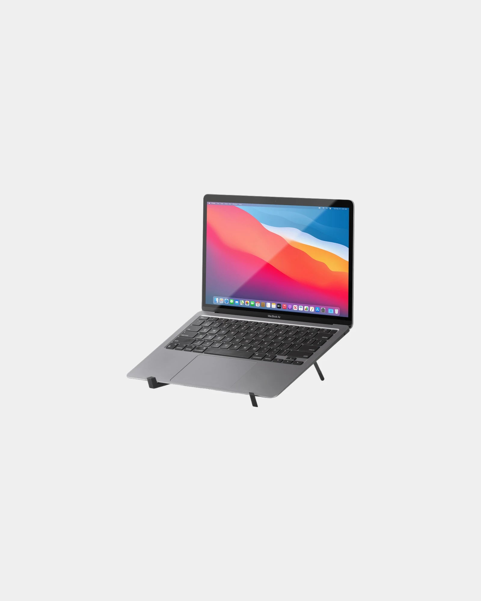 Custom aluminum laptop stand for travel and office - Black