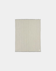 Custom cotton 80 x 66 in throw blanket embroidered - Koko Cream