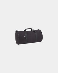 Custom recycled cotton canvas 24" duffel bag - Black