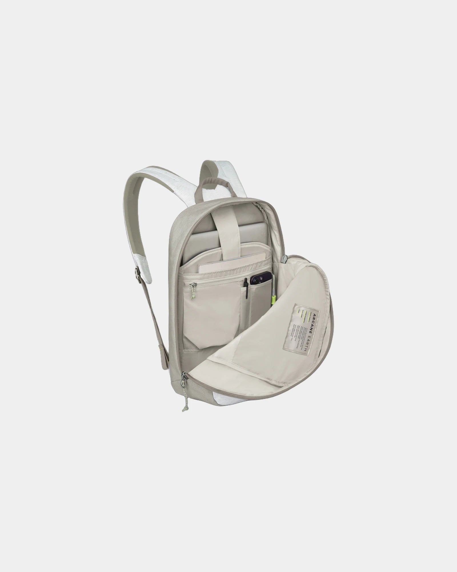 Custom recycled polyester laptop backpack 16" - 1