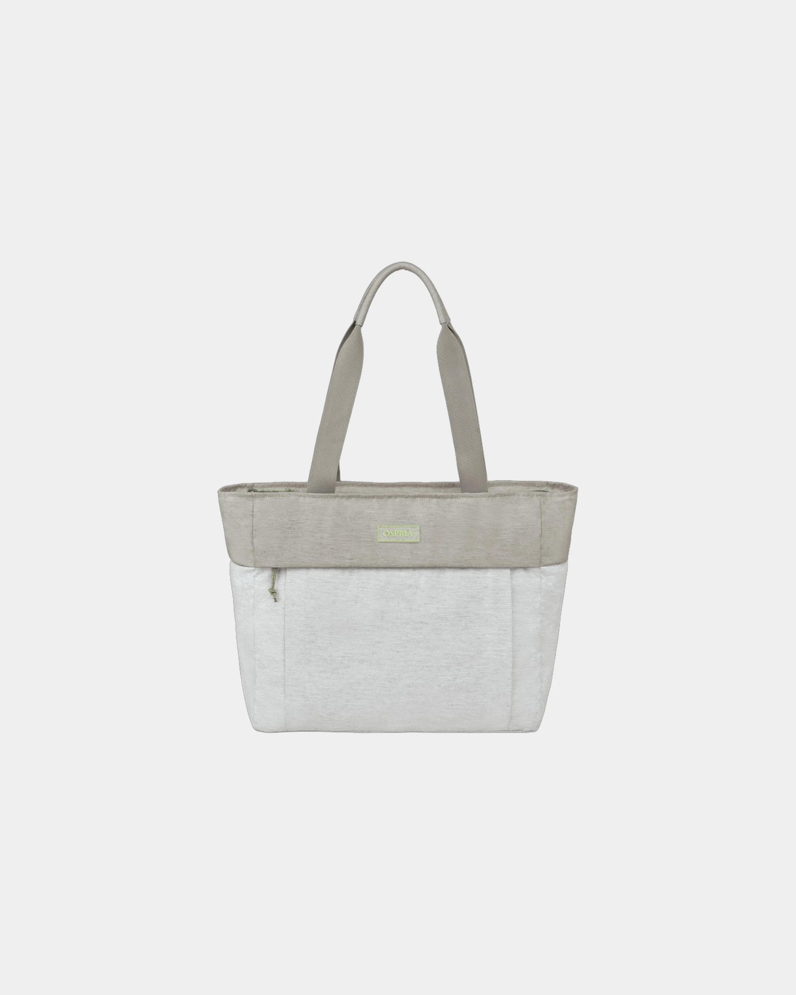 Branded recycled tote bag with padded 16" laptop sleeve - Pediment Grey