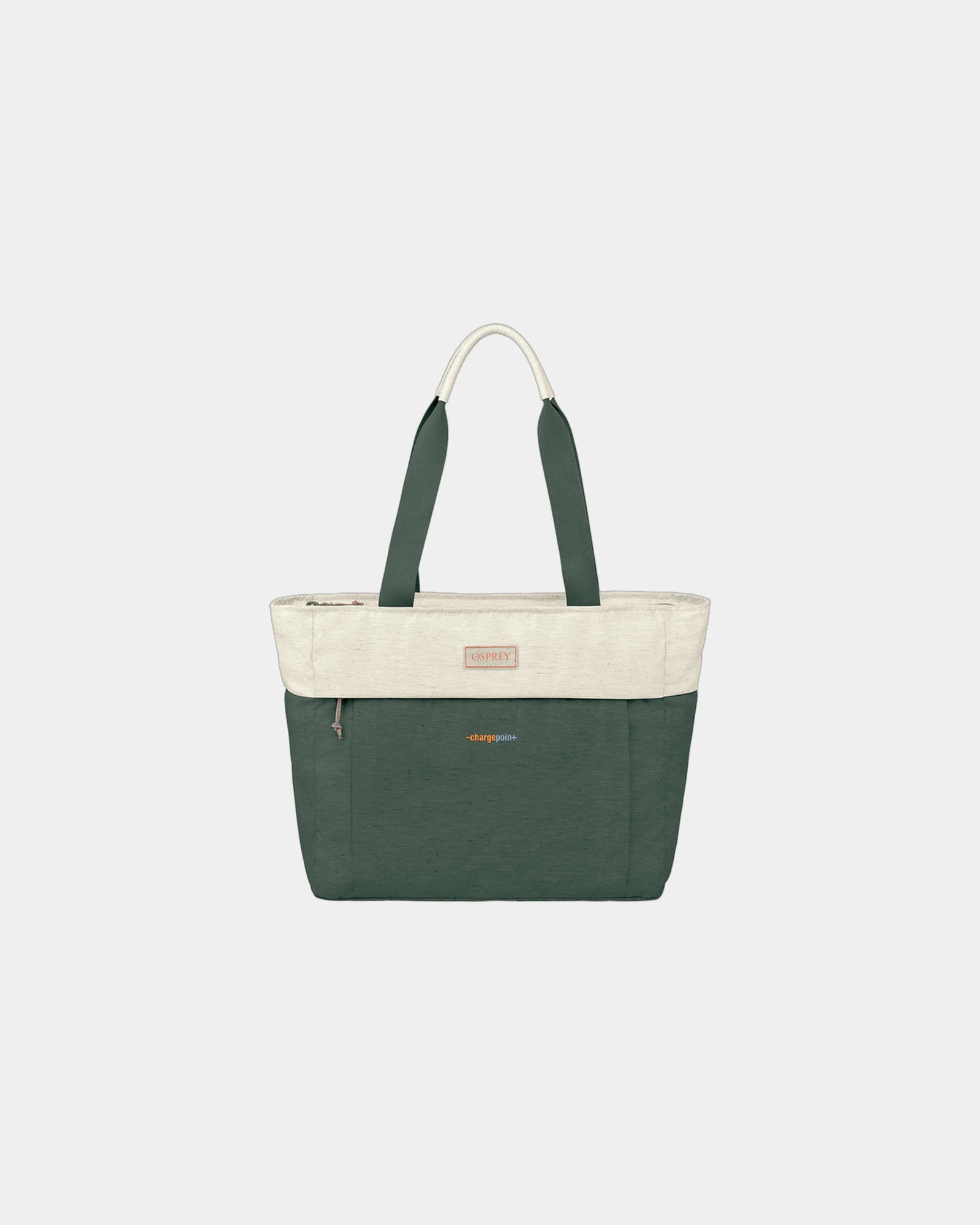 Branded recycled tote bag with padded 16" laptop sleeve - 12