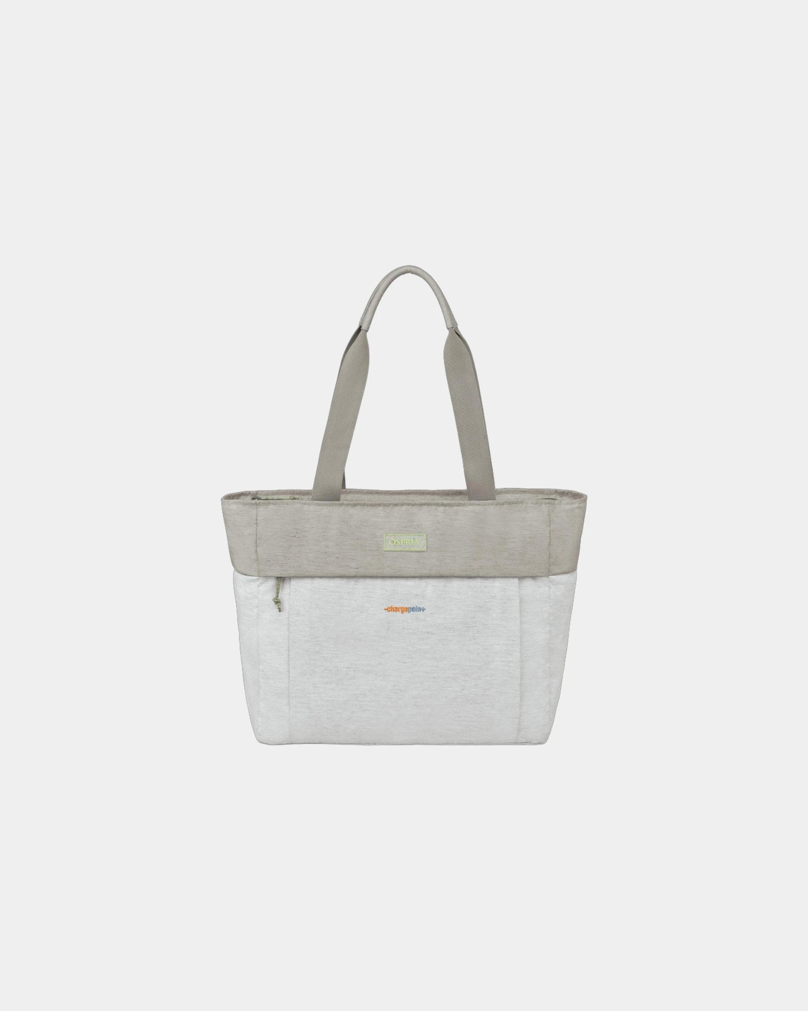 Branded recycled tote bag with padded 16" laptop sleeve - 8
