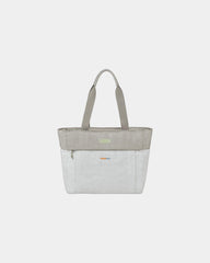Branded recycled tote bag with padded 16" laptop sleeve - 8