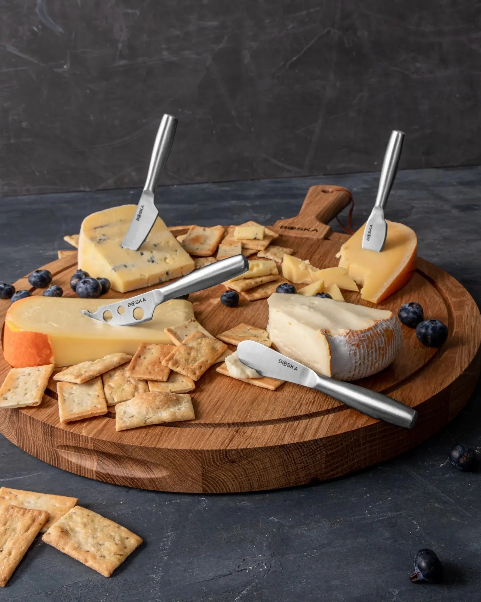 Custom stainless steel Boska cheese knife set - 13