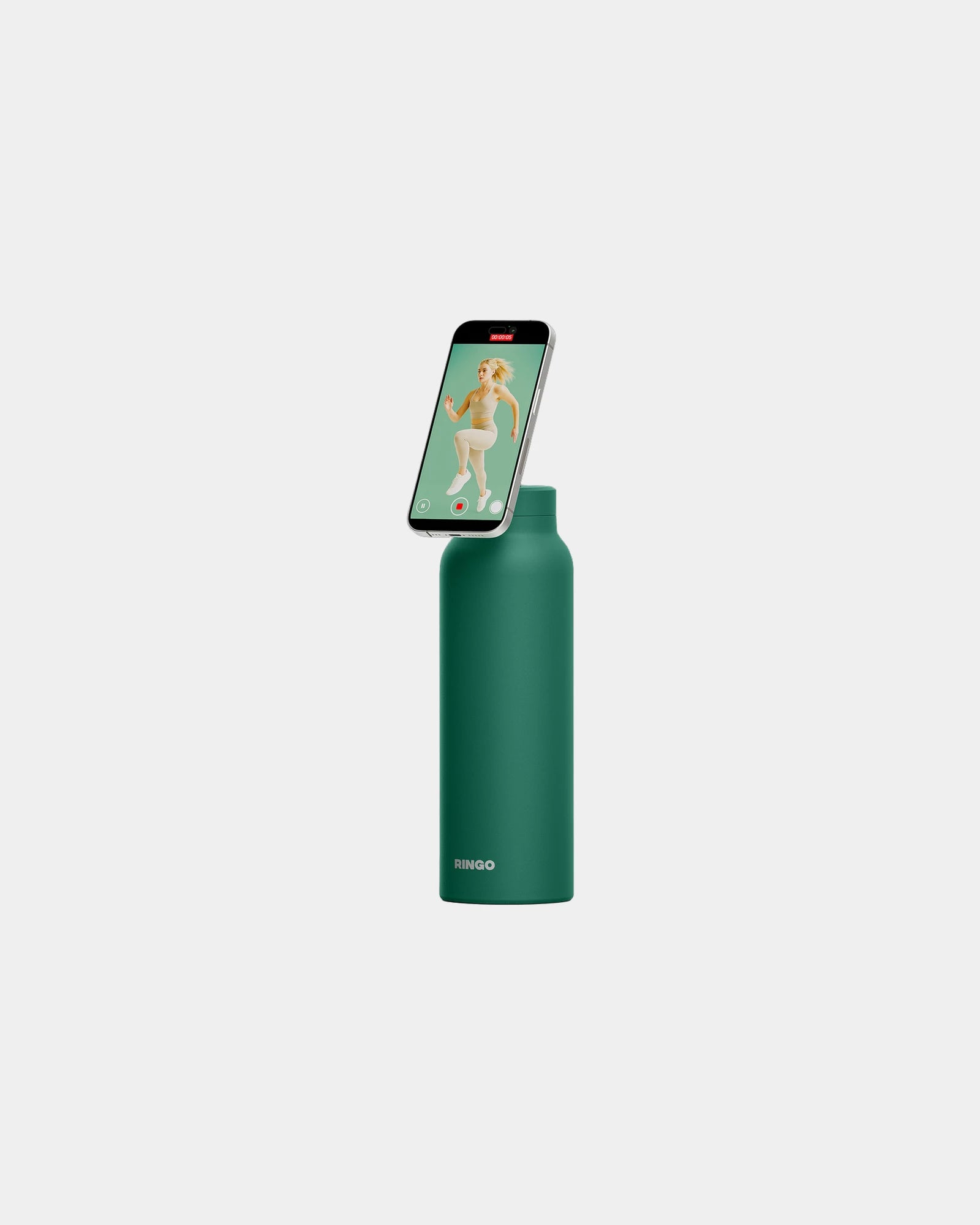 Custom stainless steel water bottle with magnetic ring - 1