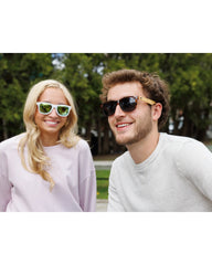Custom recycled bamboo sunglasses tortoise frame - 14