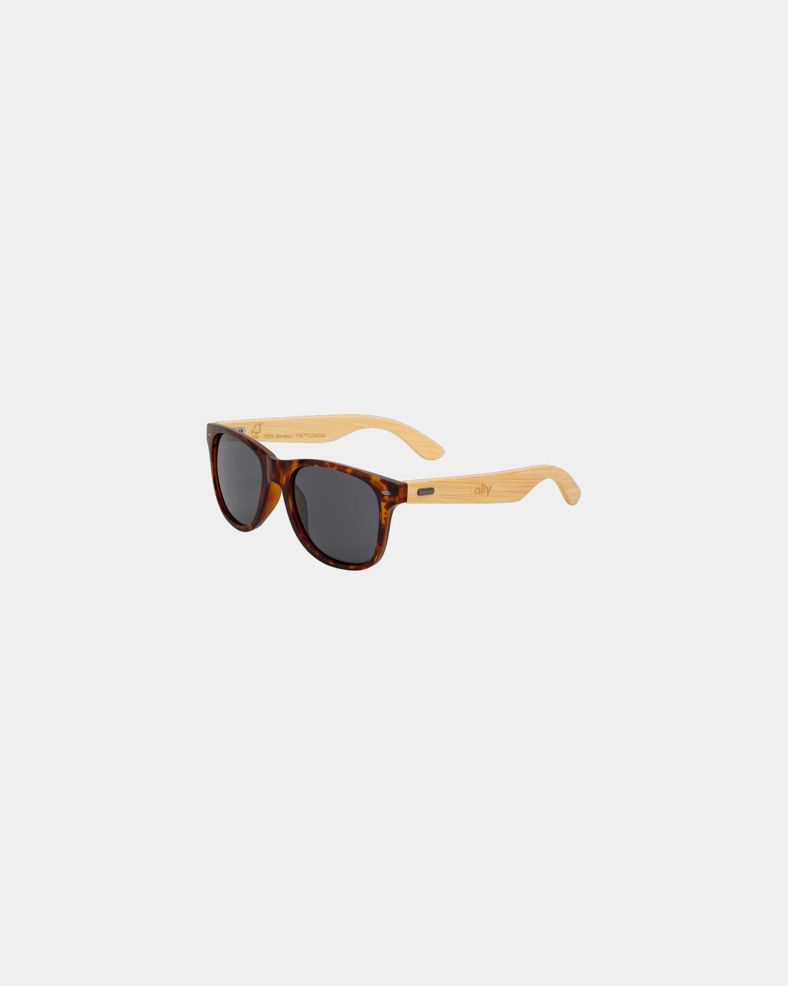 Custom recycled bamboo sunglasses tortoise frame - 11