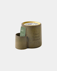 Custom soy candle and ceramic planter 8 oz set - 6