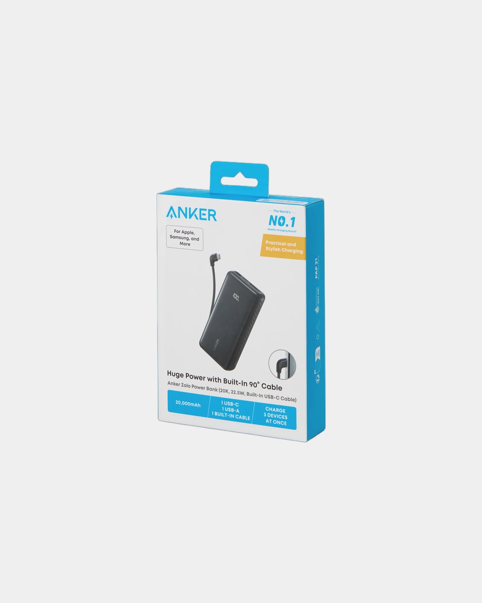 Promotional 20,000 mAh power bank Anker Zolo fast charge - 2