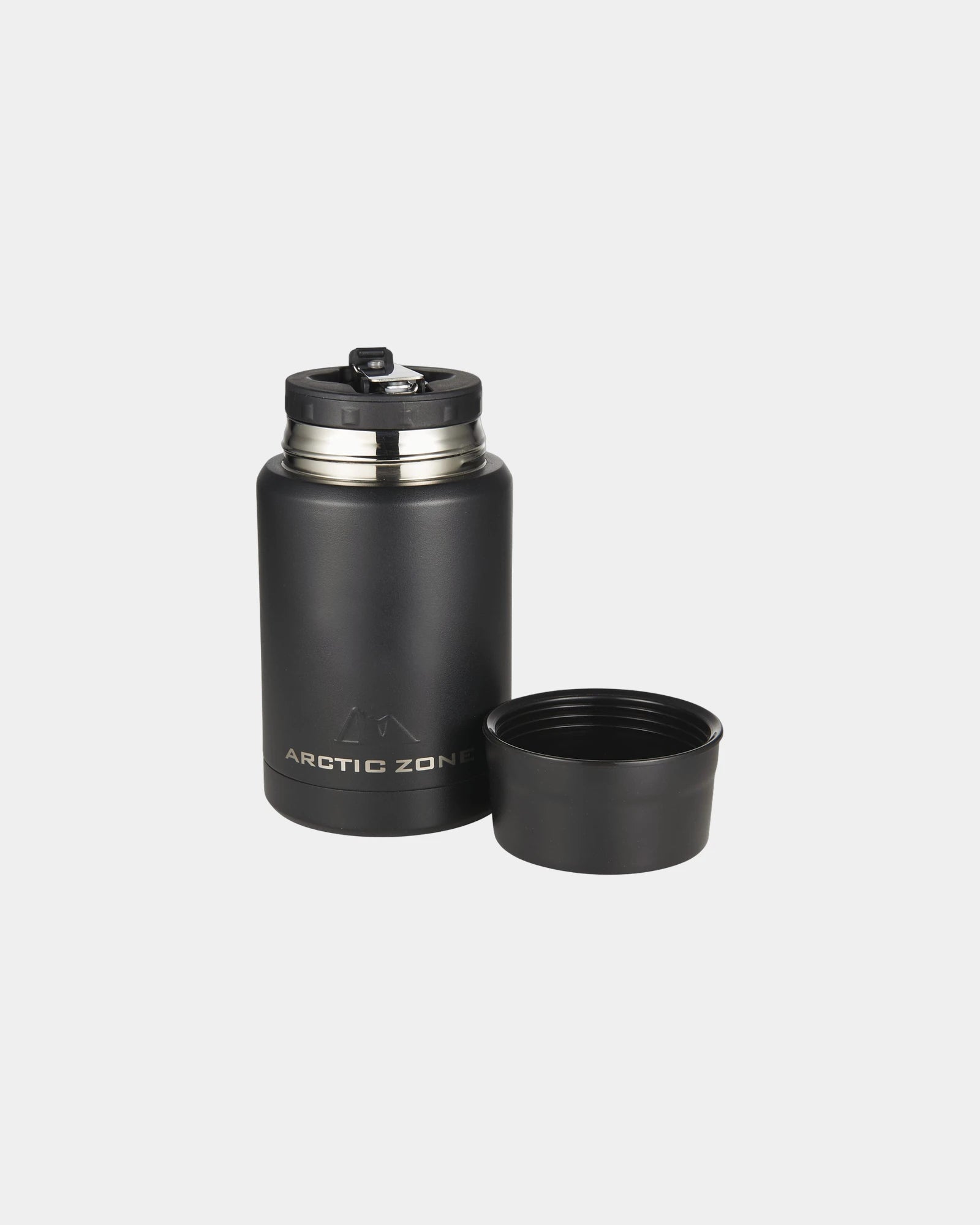 Custom insulated 500ml stainless steel food container - Black (Bk)