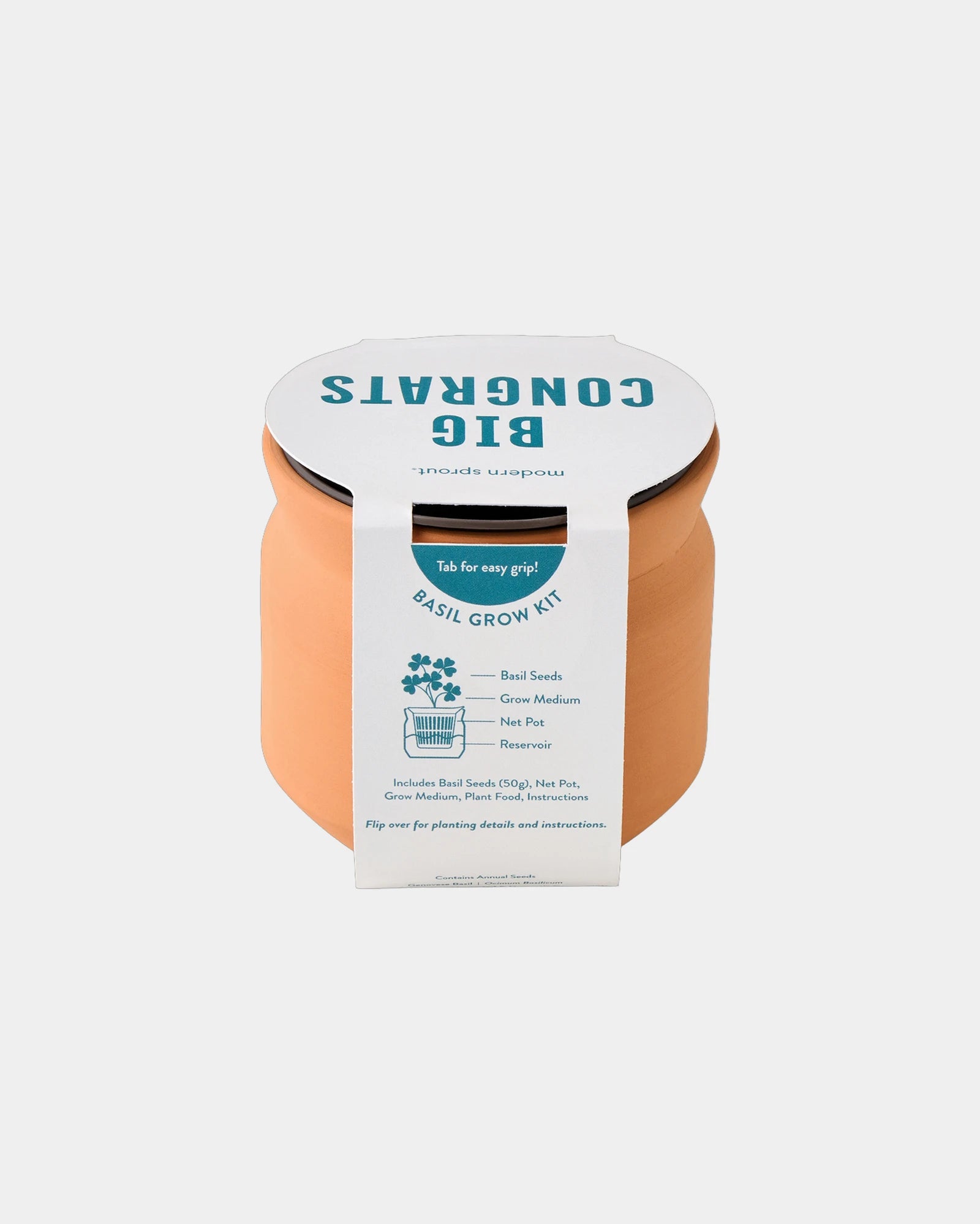 Custom terracotta grow kit gift for big congrats - 4