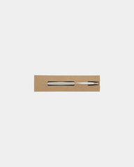Custom recycled stainless steel ballpoint pen 5.43" - 5