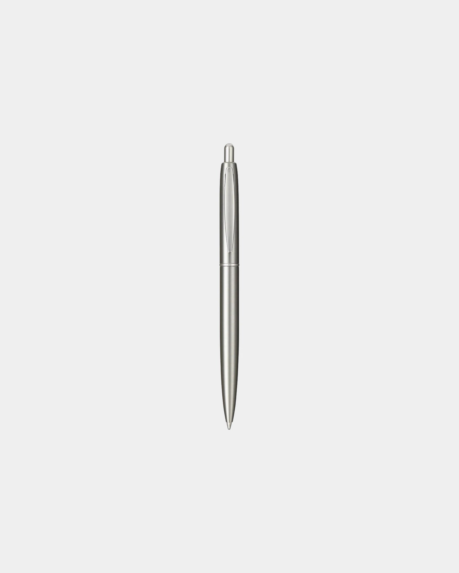 Custom recycled stainless steel ballpoint pen 5.43" - 4