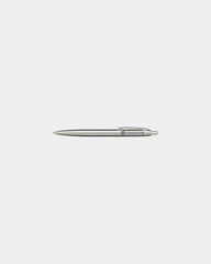 Custom recycled stainless steel ballpoint pen 5.43" - 6