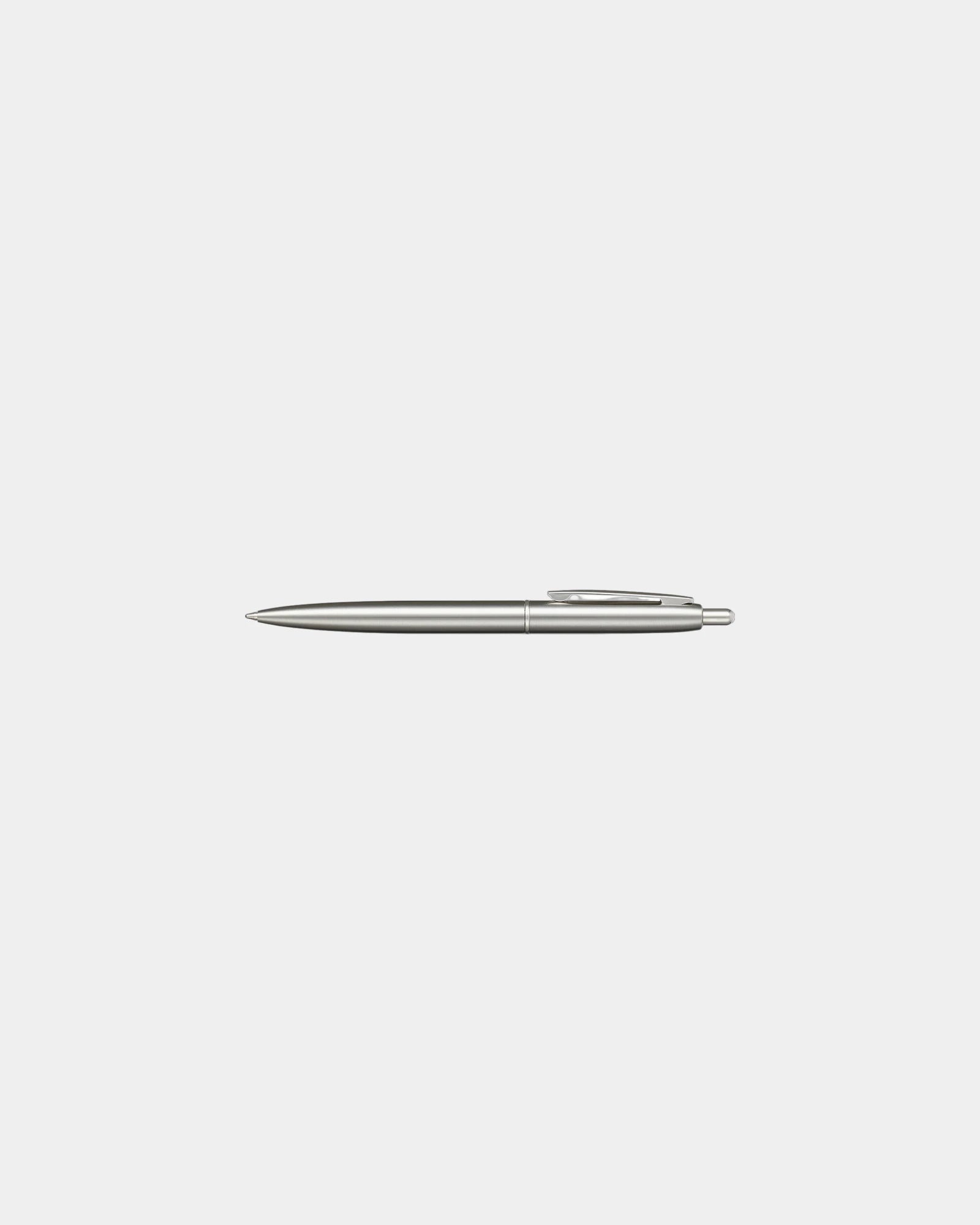Custom recycled stainless steel ballpoint pen 5.43" - 2