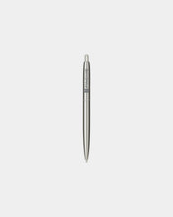 Custom recycled stainless steel ballpoint pen 5.43" - 9
