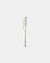 Custom recycled steel rollerball pen laser engraved - Silver (Sl)