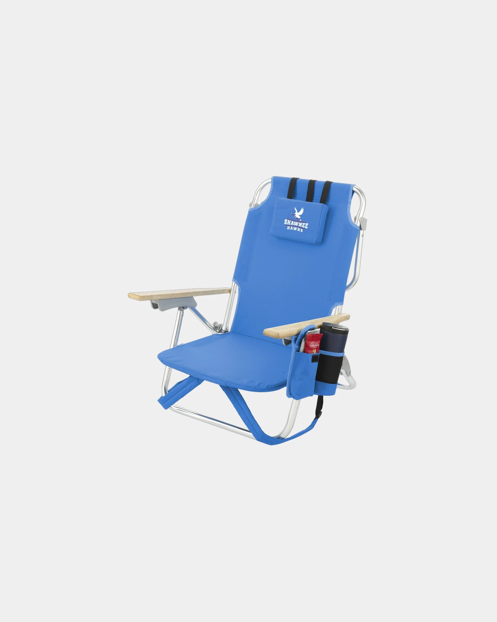 Custom aluminum beach chair with detachable pillow - 6