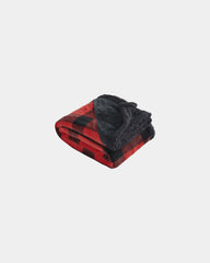 Custom buffalo plaid sherpa blanket 50" x 60" - 3