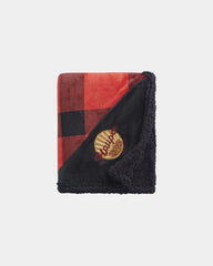 Custom buffalo plaid sherpa blanket 50" x 60" - 6